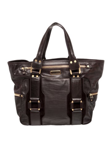 Jimmy Choo Leather Top Handle Bag