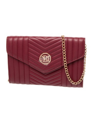 Badgley Mischka Leather Clutch w/ Tags