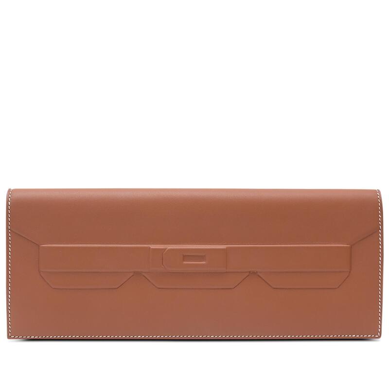 Hermes Bronze Dore Swift Shadow Birkin Cut