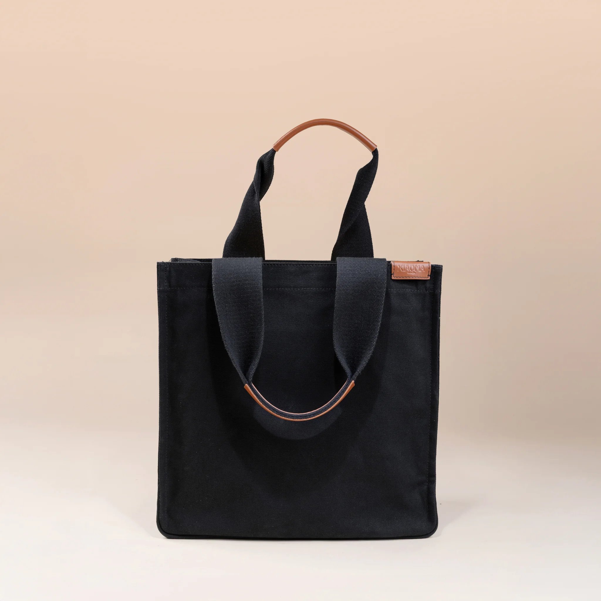 Brand New ( Rank N ) XIAOMA Travel Delight M Shopper Tote Black Canvas