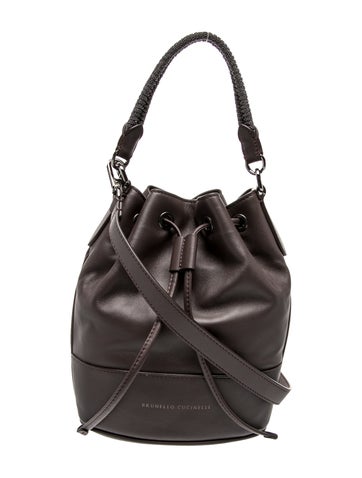 Leather Bucket Bag