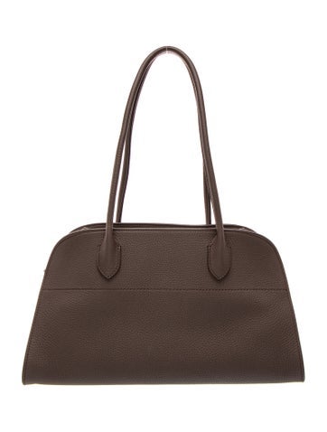 The Row Leather Shoulder Bag