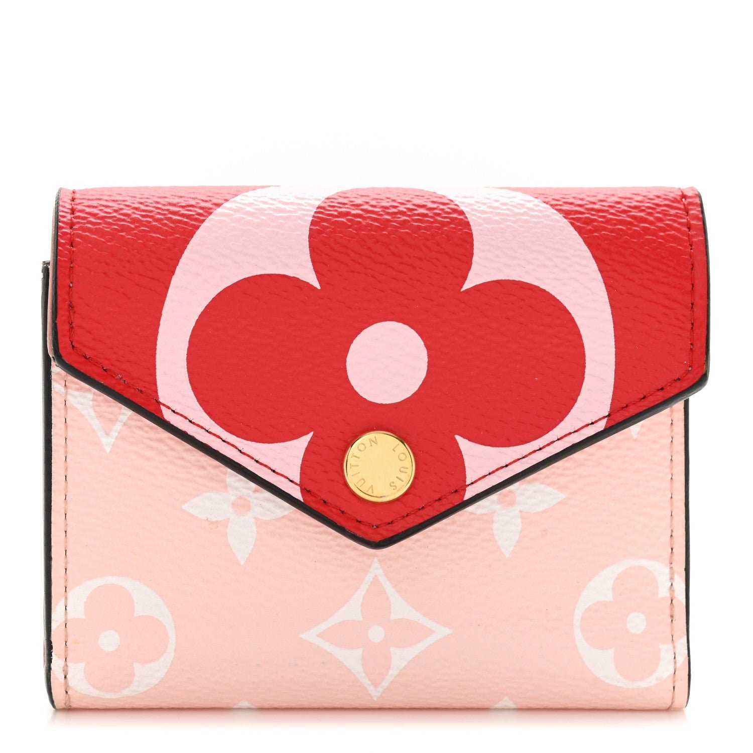 Louis Vuitton Monogram Giant Zoe Wallet Rouge Rose