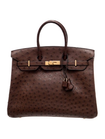 Ostrich Birkin 35