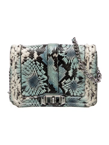 Embossed Leather Crossbody Bag