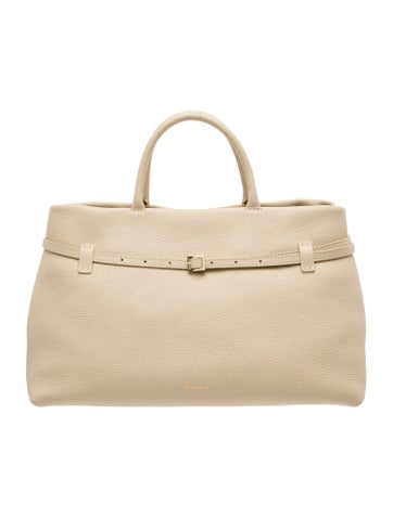 Manu Atelier Nubuck Top Handle Bag