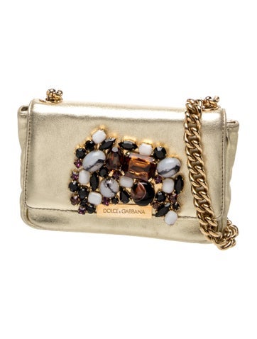 Dolce & Gabbana Leather Evening Bag Small