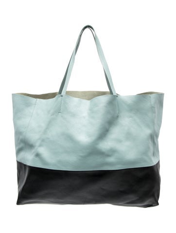 Leather Horizontal Cabas