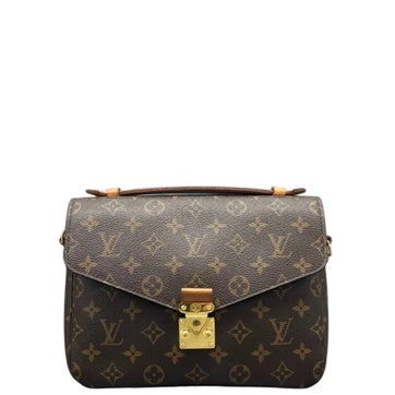 Coated Canvas Pochette Metis