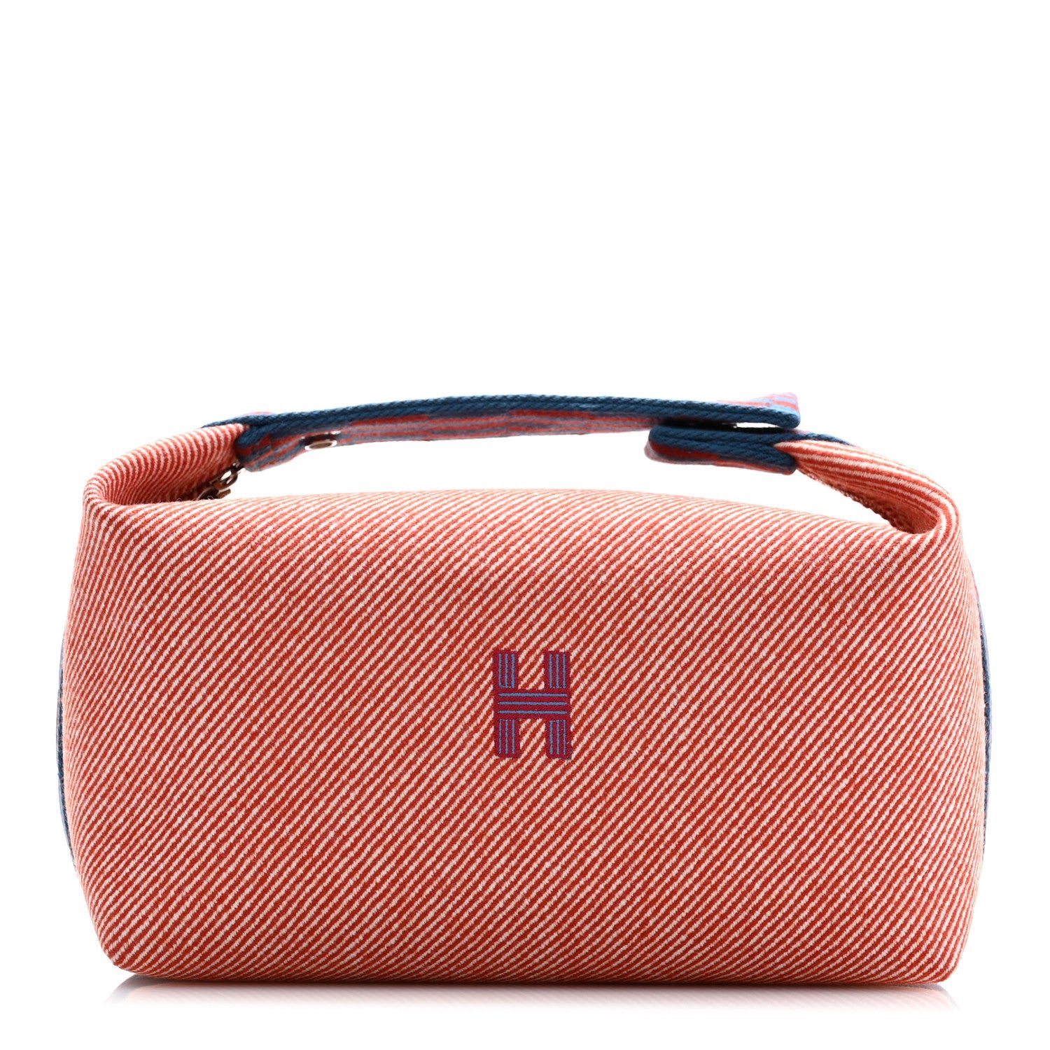 Hermes Hermes Wool Large Bride-A-Brac H Natte Pouch Tomette