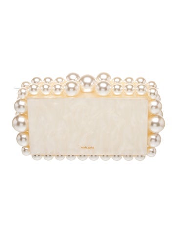 Faux Pearl Clutch