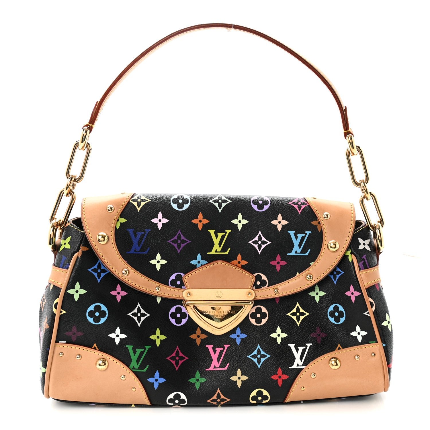 Louis Vuitton Monogram Multicolor Beverly MM Black