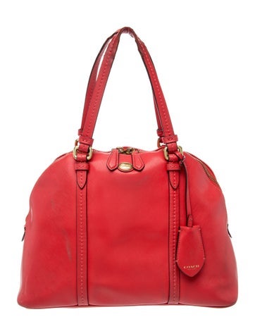 Leather Top Handle Bag