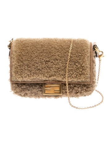 Shearling Baguette Nano