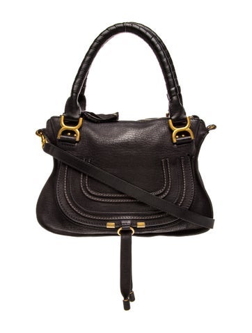 Leather Marcie Shoulder Bag Small