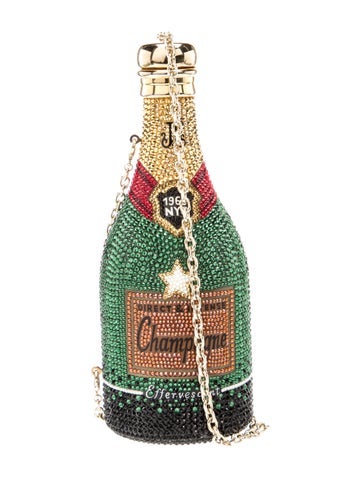 Crystal Cheers Champagne Bottle
