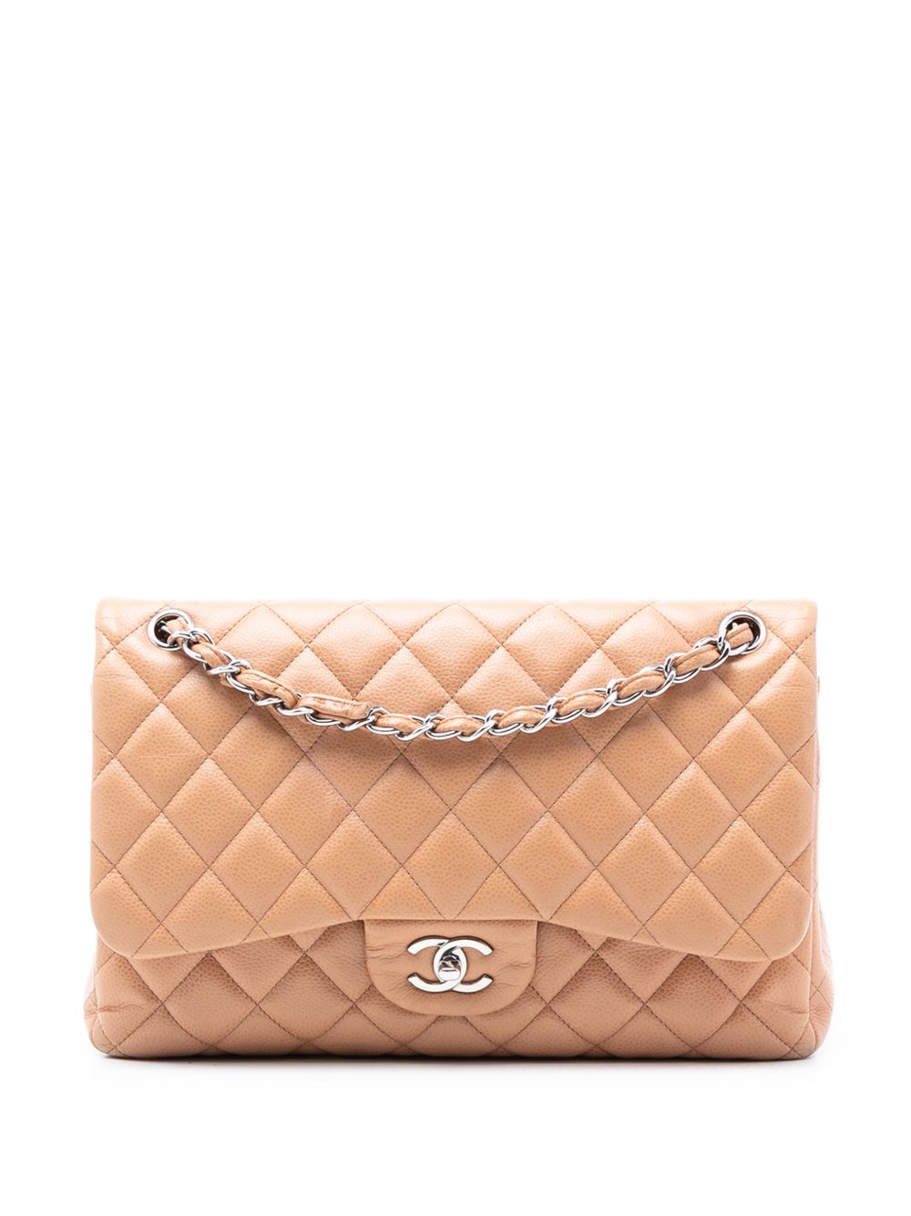 2010-2011 Jumbo Classic Caviar Double Flap shoulder bag