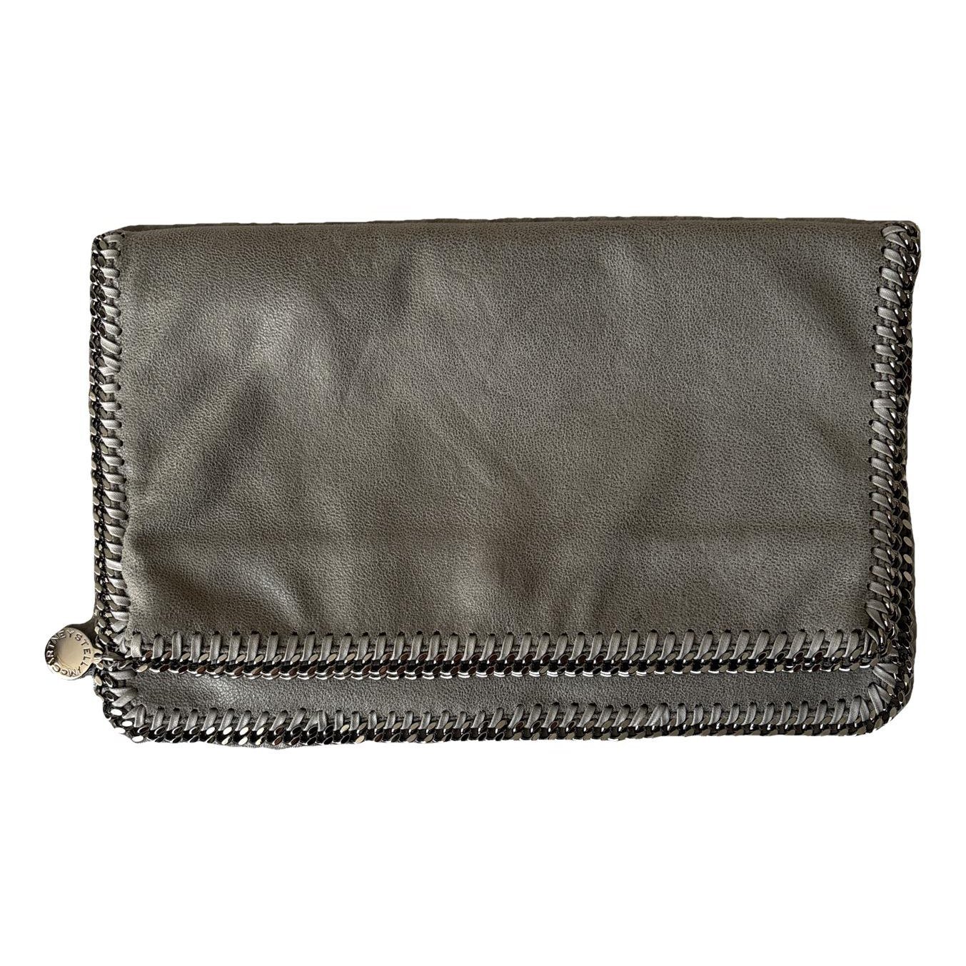 Falabella leather clutch bag