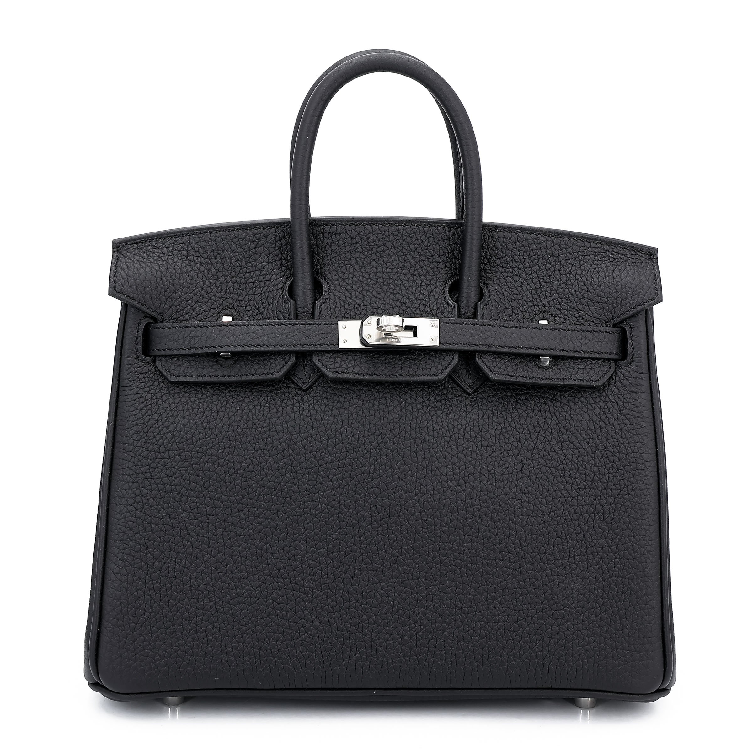 Hermes Brand New ( Rank N ) HERMÈS Birkin 25 Noir (89) Togo Palladium hardware K (2025)