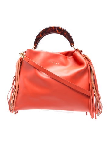 Marni Leather Top Handle Bag