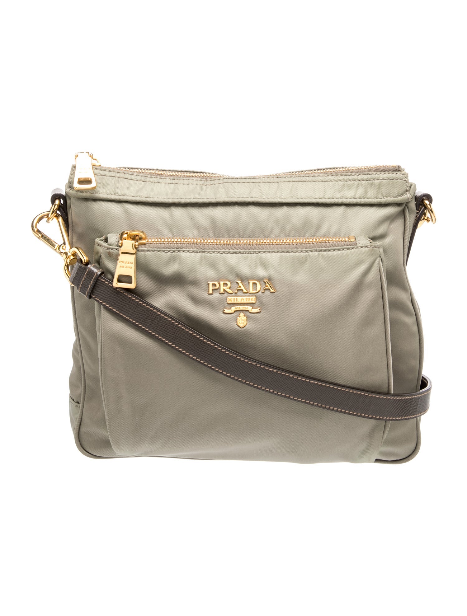 Saffiano Leather Crossbody Bag