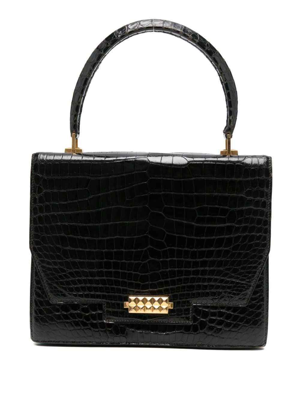 Hermes crocodile-skin top-handle tote bag