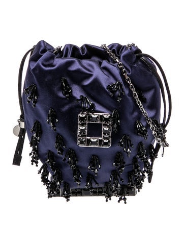 Roger Vivier Satin Bucket Bag