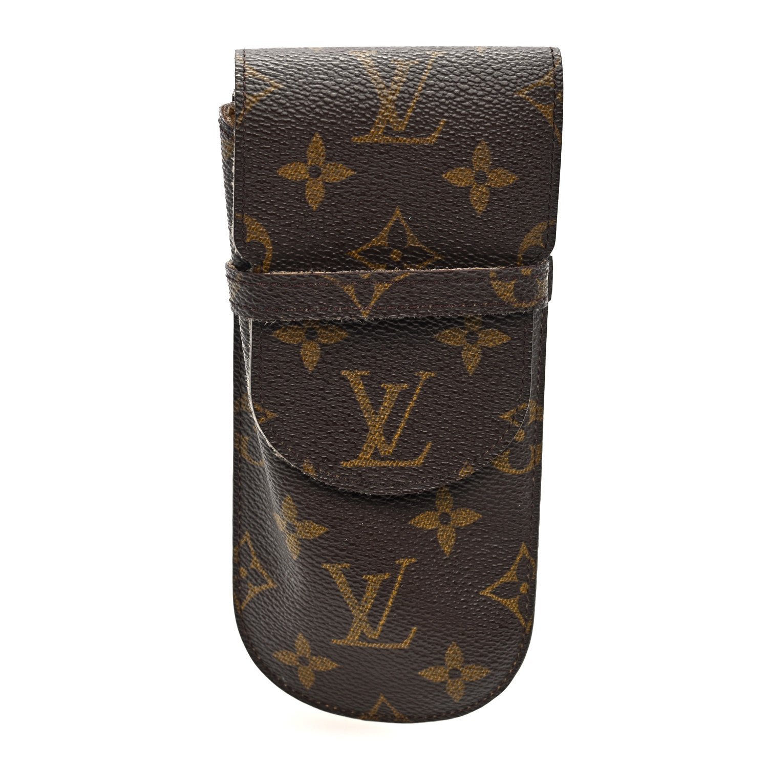 Louis Vuitton Monogram Glasses Sunglasses Case w Flap