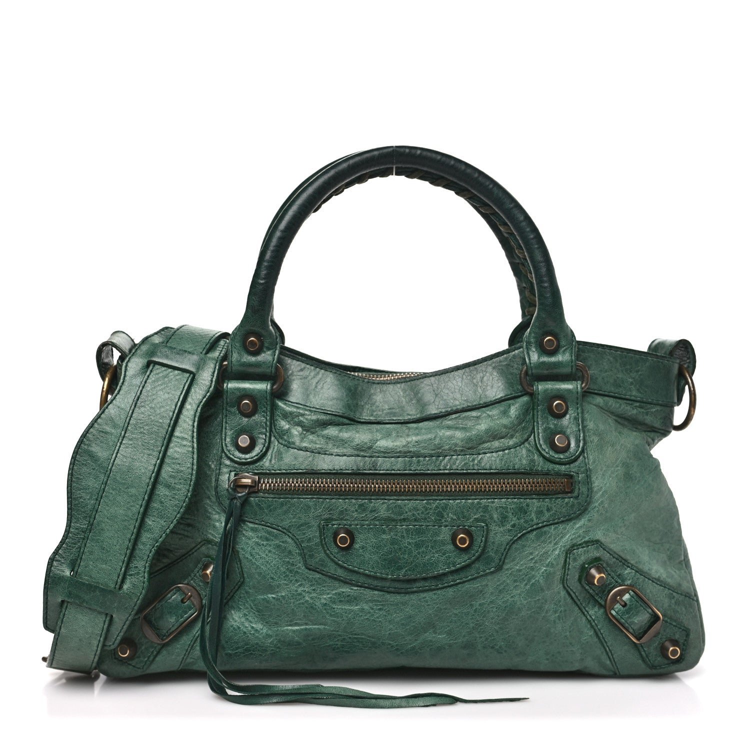 Balenciaga Chevre Classic Hardware First Emeraude