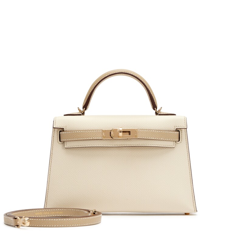 Hermes Nata and Trench Epsom HSS Mini Kelly 20 II Permabrass Hardware, 2022