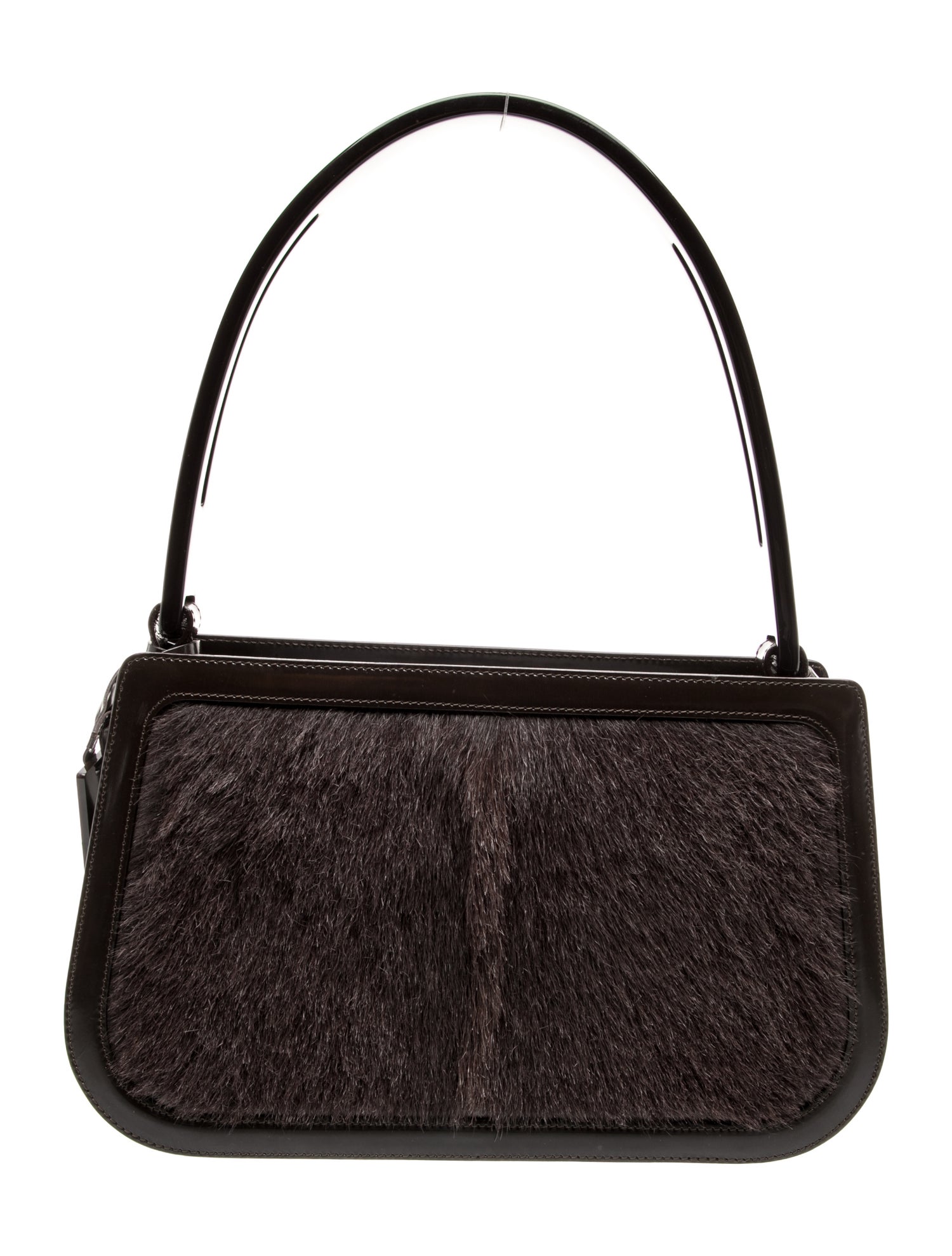 Celine Fur Shoulder Bag Vintage