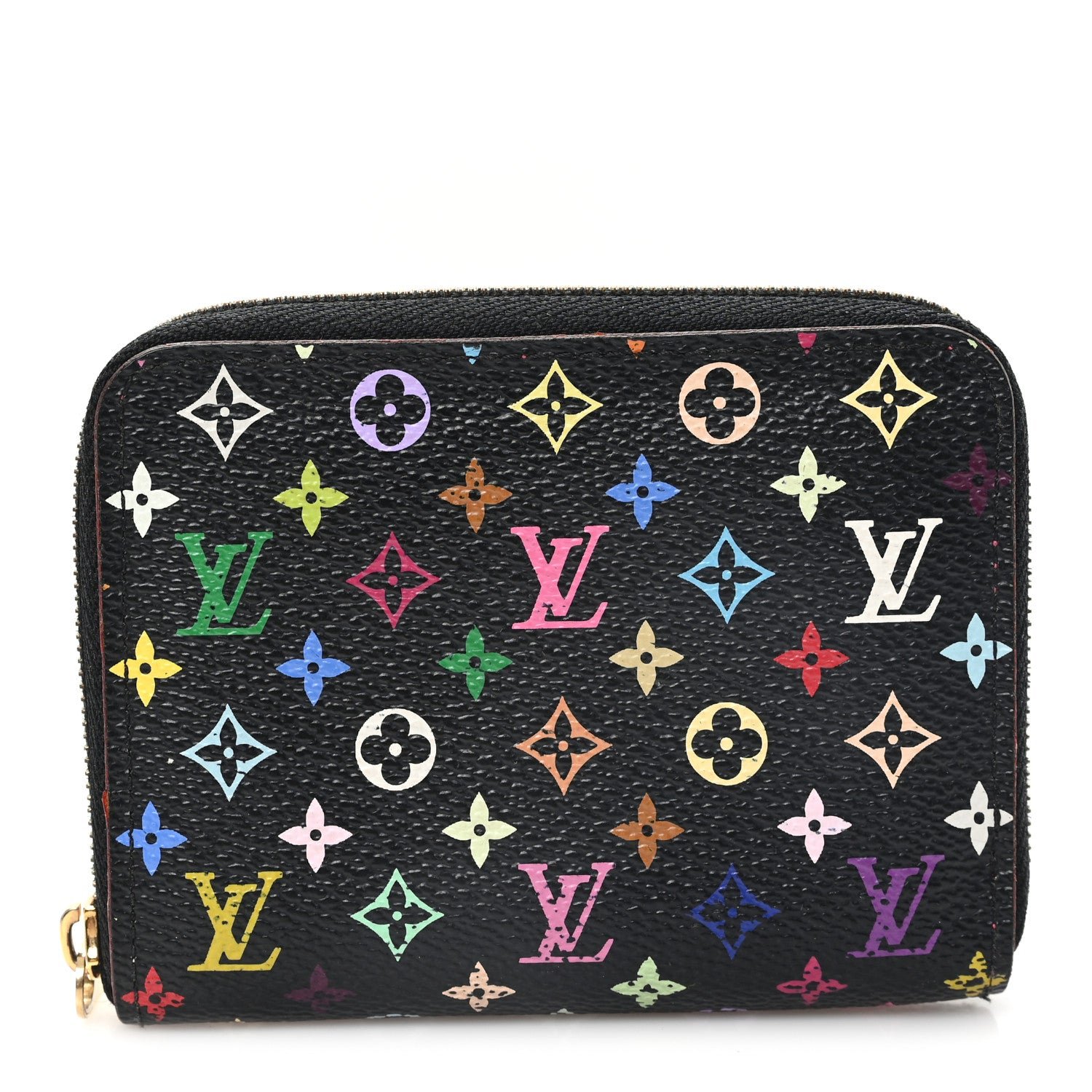 Louis Vuitton Monogram Multicolor Zippy Coin Purse Black Grenade