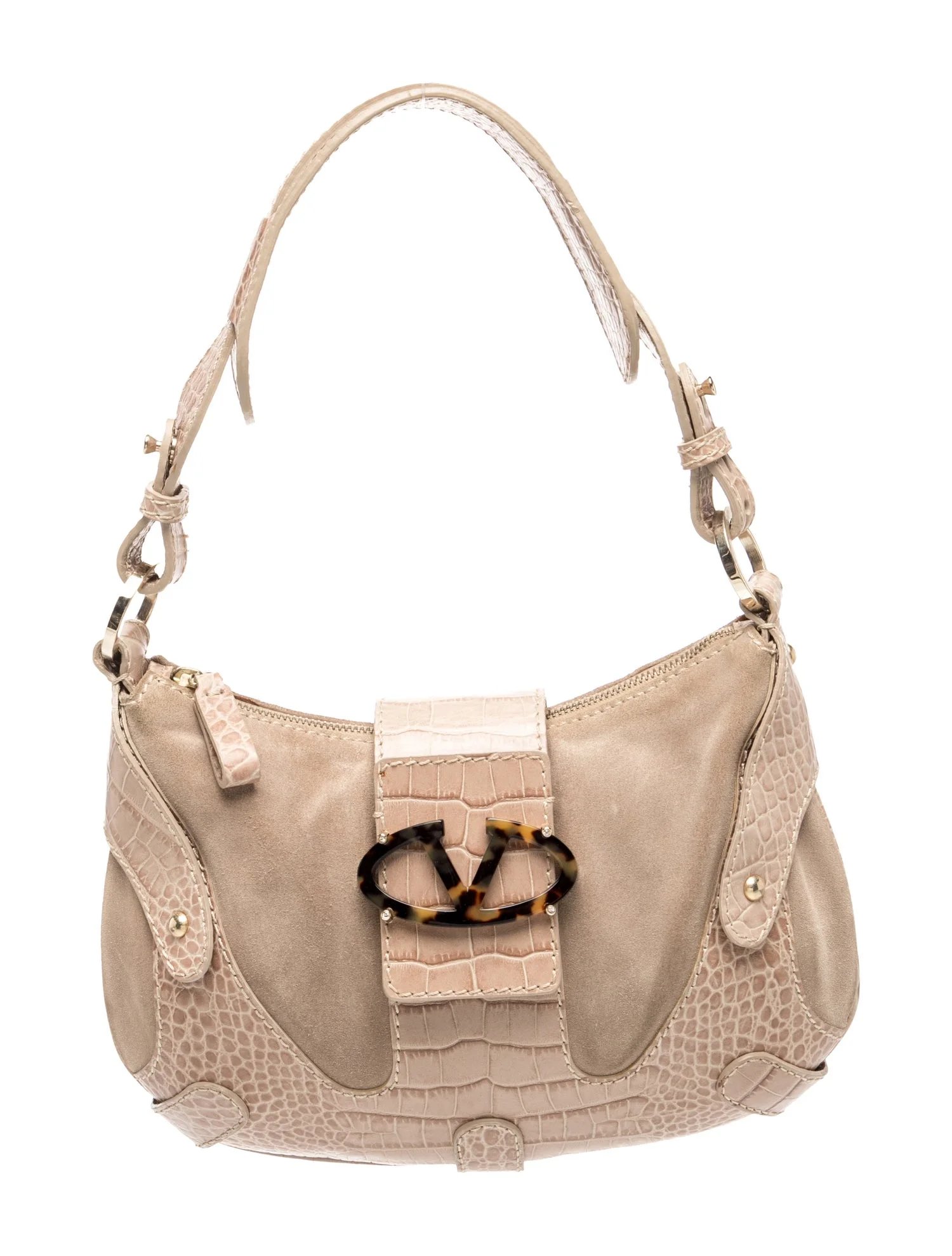 Suede Shoulder Bag Vintage
