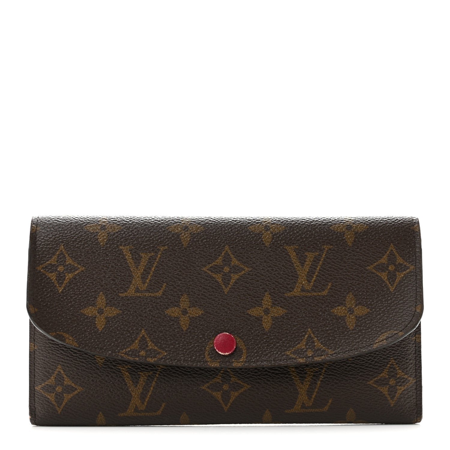 Louis Vuitton Monogram Emilie Wallet Fuchsia