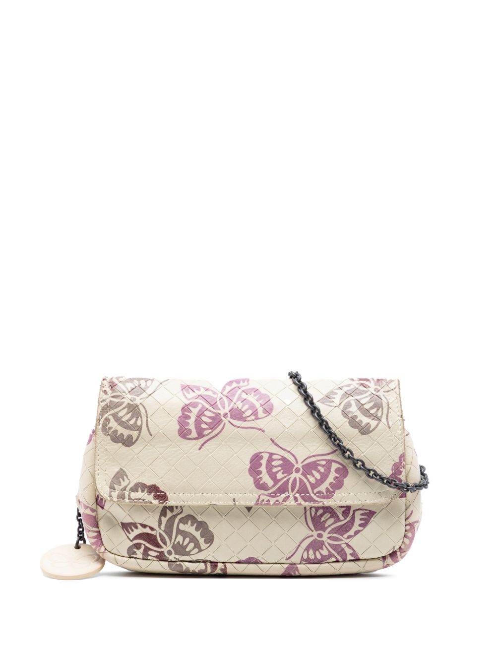 2012-2026 Small Nappa Intrecciomirage Butterfly Chain crossbody bag