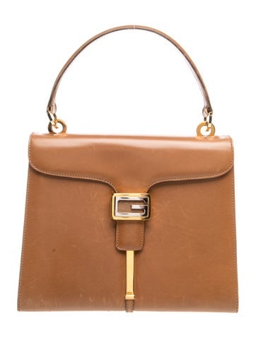 Leather Top Handle Bag