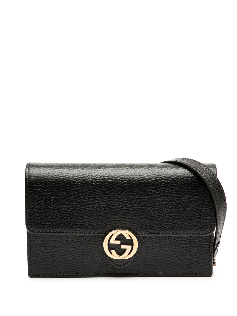 2000-2015 Interlocking G Dollar Calfskin Wallet on Chain crossbody bag