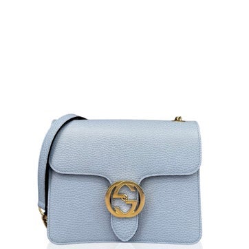 Velvet nterlocking G Shoulder Bag