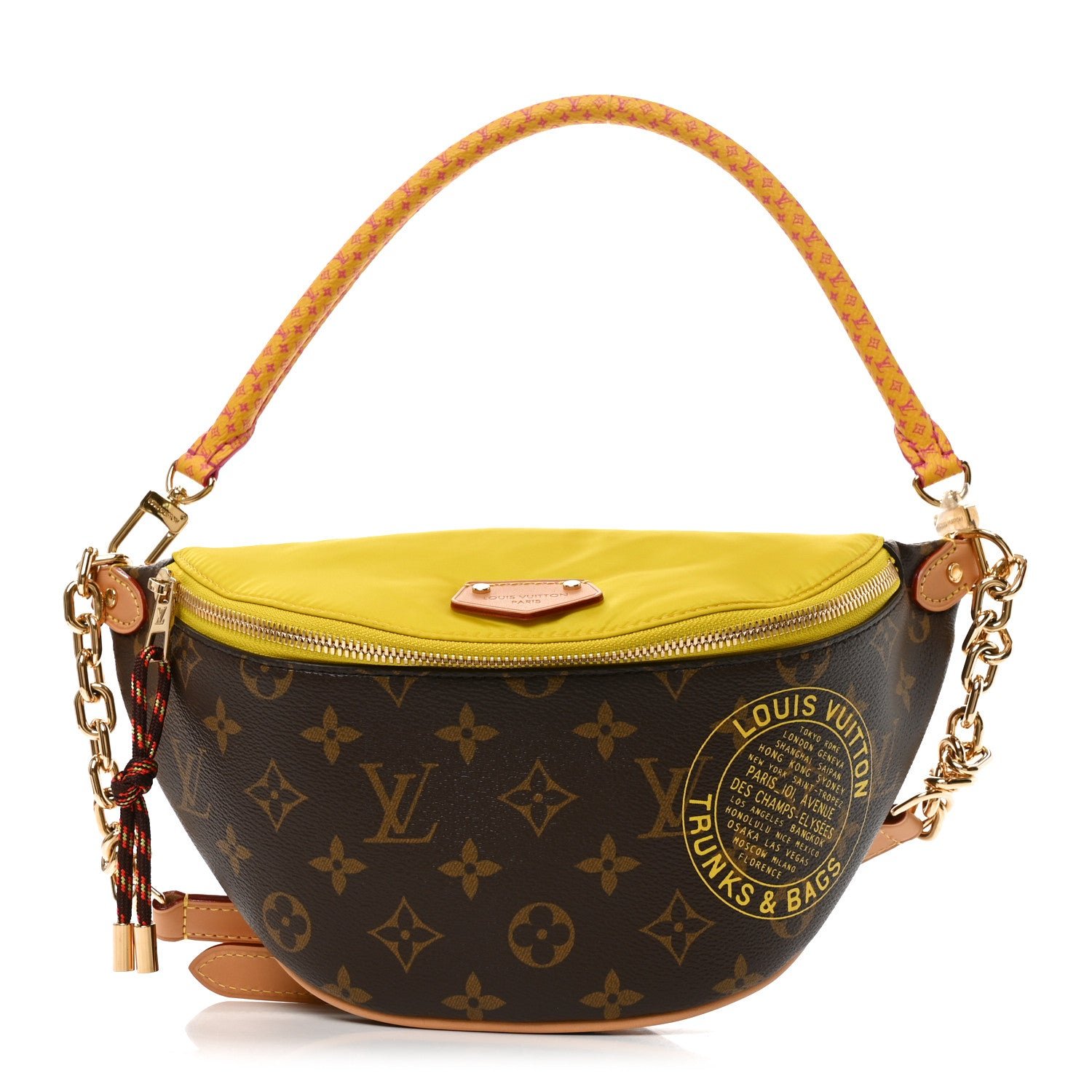 Louis Vuitton Monogram Paris A Velo Bumbag Yellow
