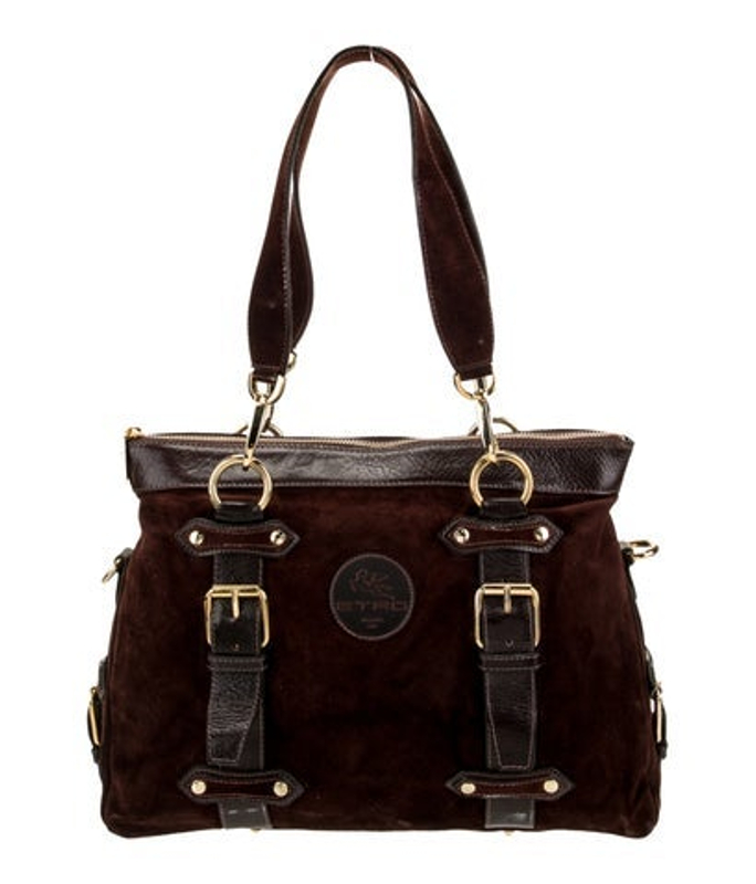 Etro Suede Shoulder Bag