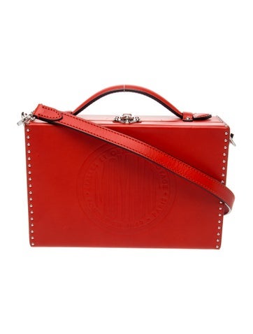 Moynat Leather Little Suitcase Mini