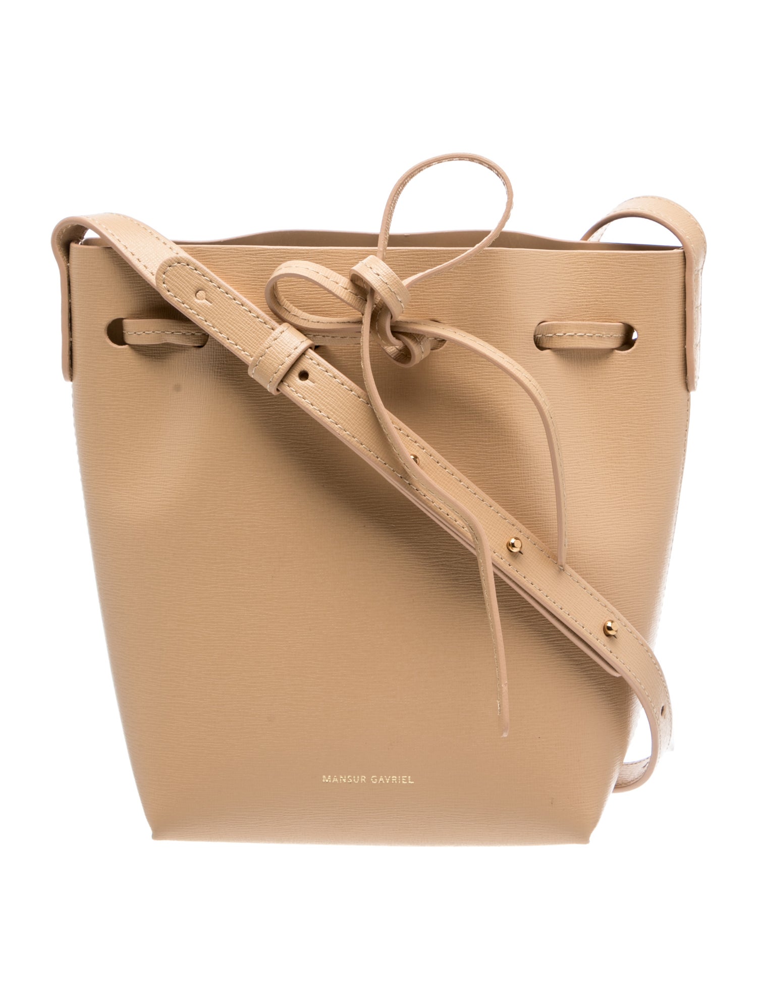 Mansur Gavriel Leather Bucket Bag