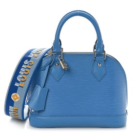 Louis Vuitton Epi Jacquard Alma BB Bleuet