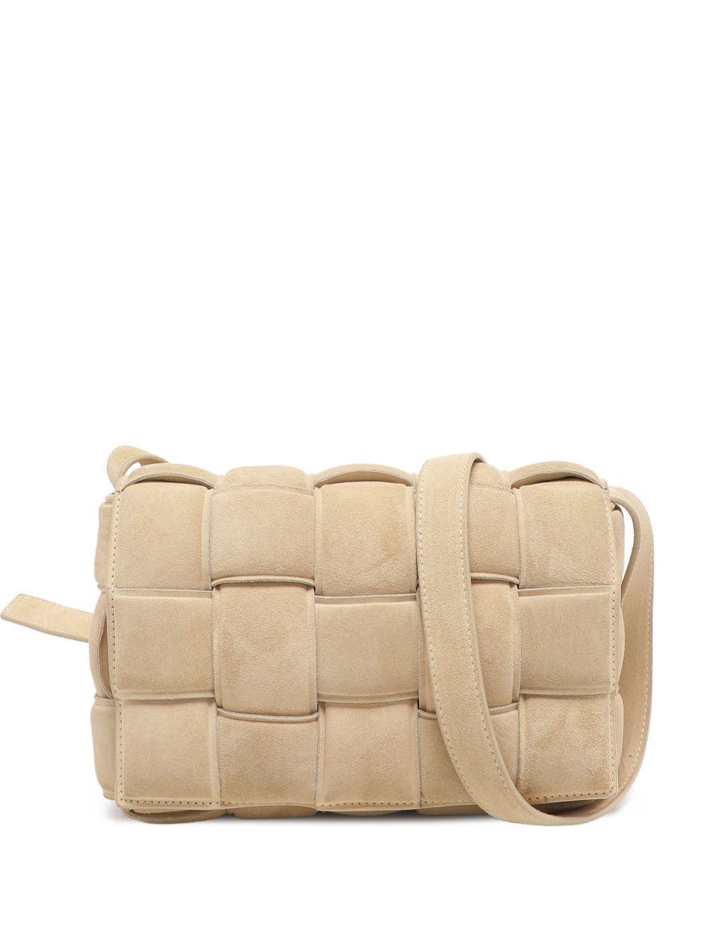 Cassette padded shoulder bag
