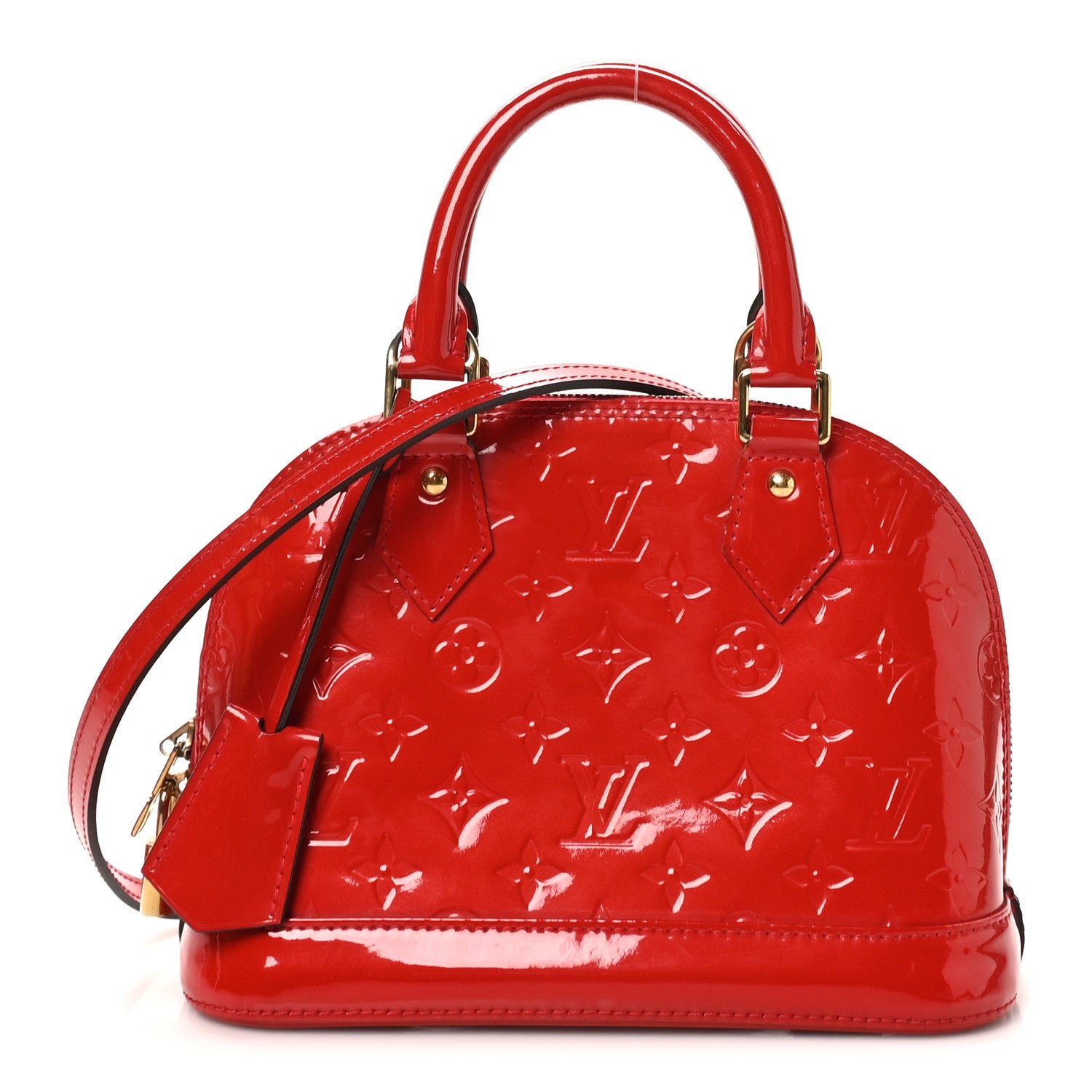 Louis Vuitton Vernis Alma BB Cherry