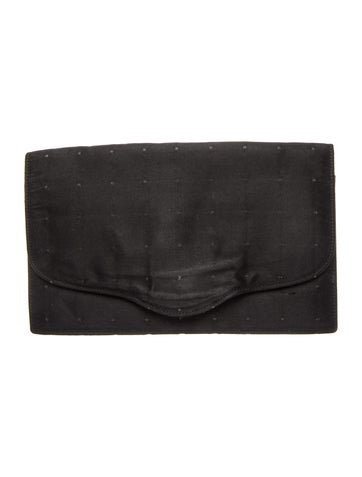 Satin Flap Clutch