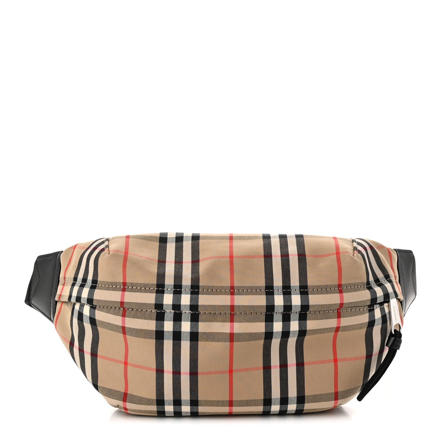 Burberry Nylon Vintage Check Medium Sonny Bum Bag  Archive Beige Black