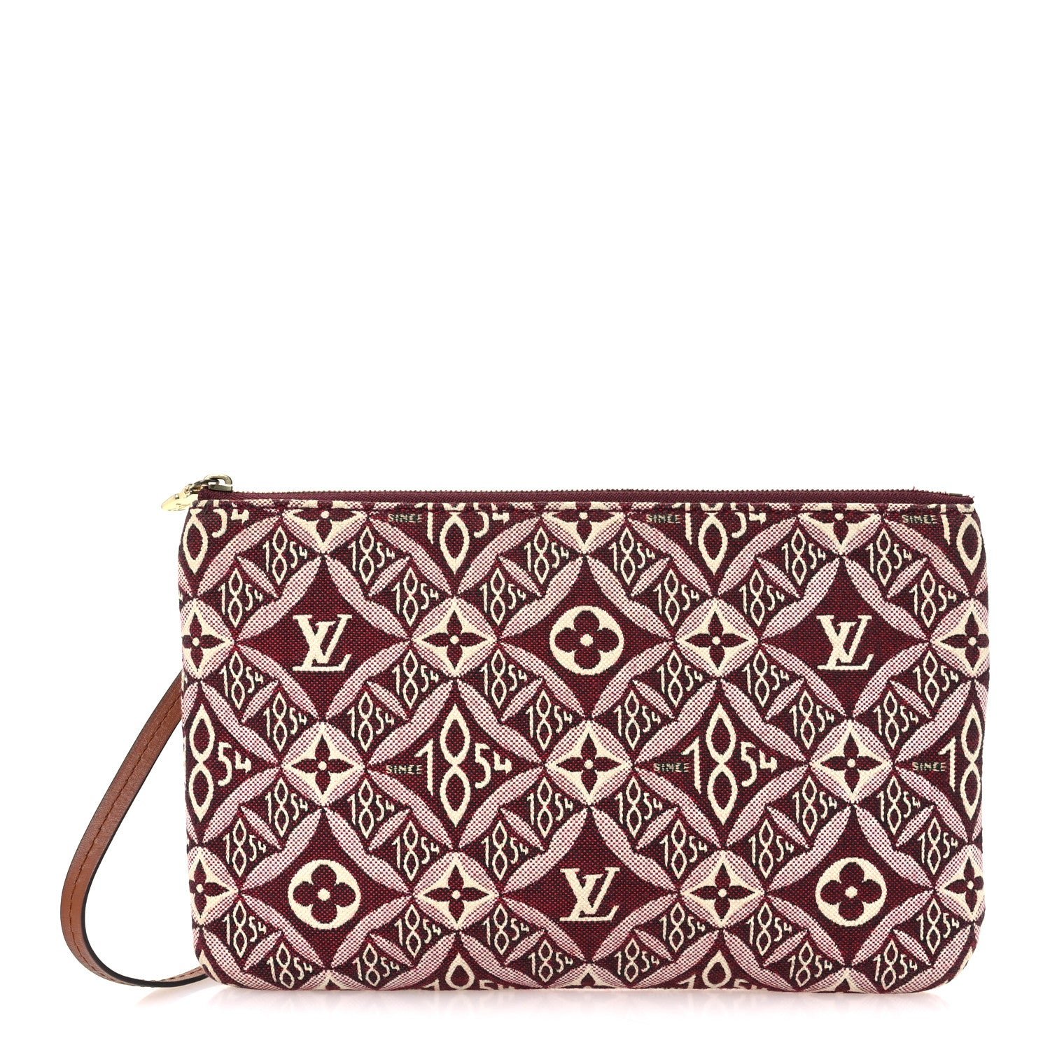 Louis Vuitton Jacquard Since 1854 Neverfull MM GM Pochette Bordeaux
