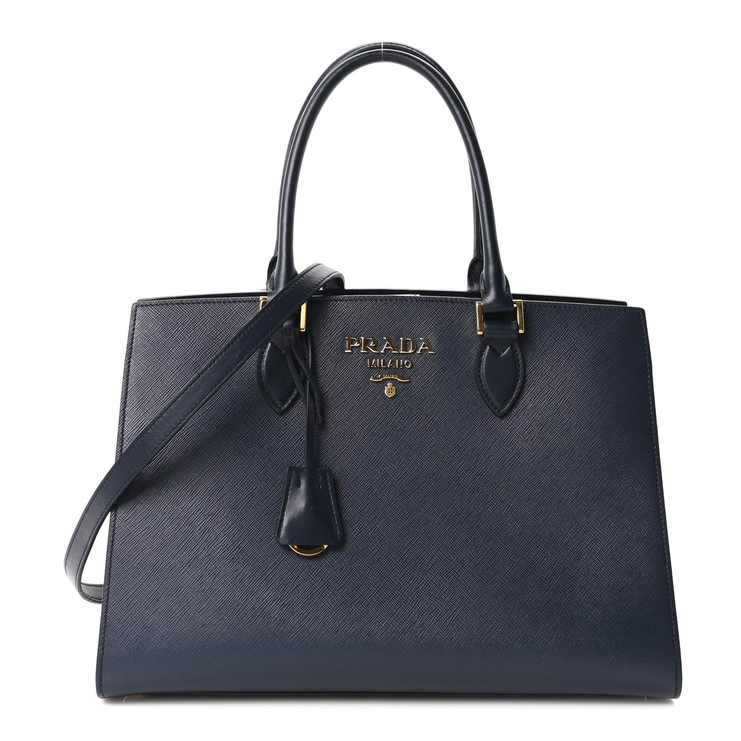 Prada Saffiano Soft Calfskin Tote Baltico