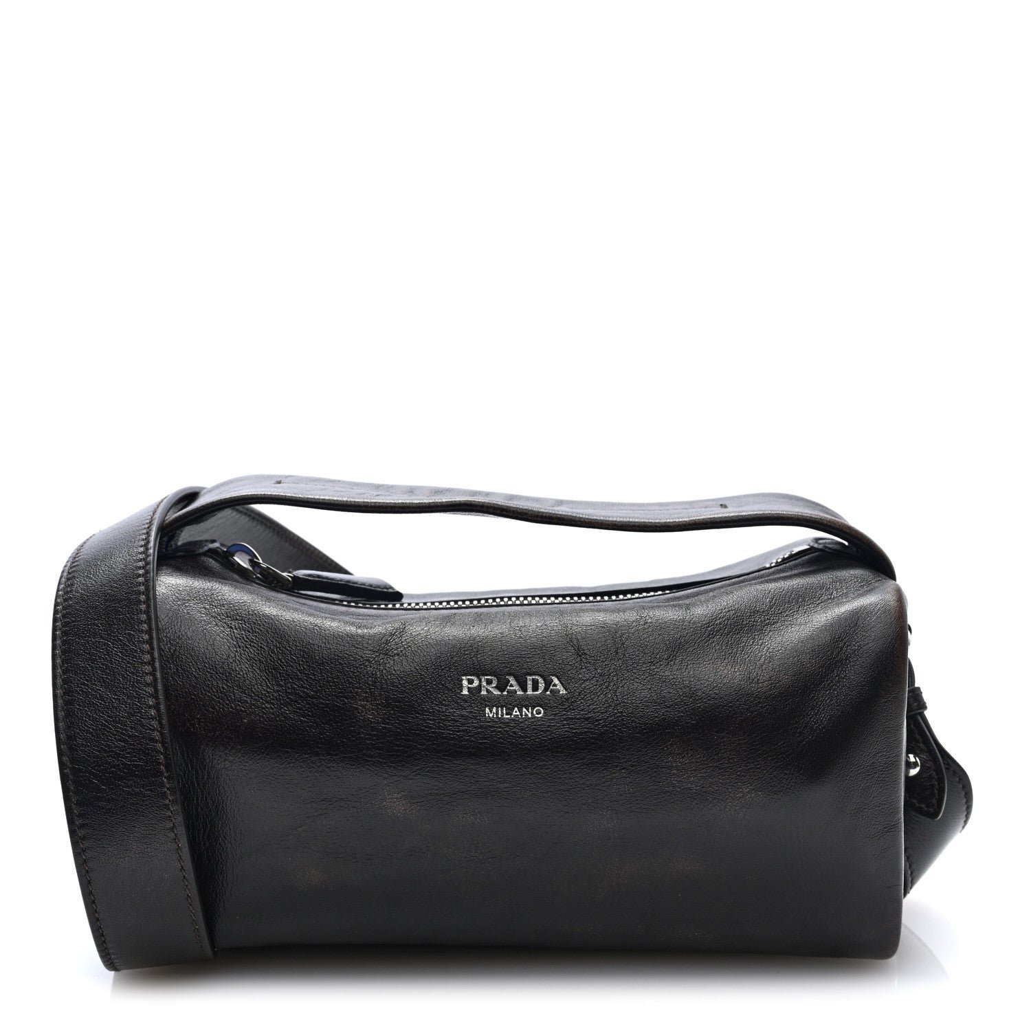 Prada Vintage Nappa Shoulder Bag Moro